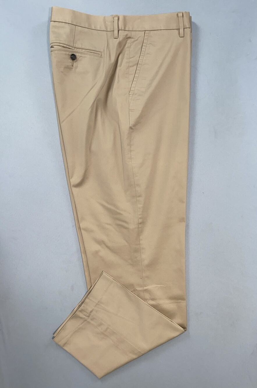 Bonobos Weekday Warriors Thursday Beige Classic Cotton Dress Pants. 40X32, NWOT!